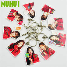 2019 NEW kpop Album MOMO SANA TZUYU Plastic Figure Key Chain Key Ring Pendant Keyring Keychain 18416 2024 - buy cheap