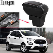 Armrest box For Ford Ecosport 2013-2017 interior PU Leather Centre Console Storage Box car-styling accessorie 2014 2015 2016 2024 - buy cheap