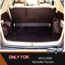 High quality mats! Special car trunk mats for Hyundai Tucson 2014-2006 waterproof boot carpets cargo liner mat for Tucson 2008 2024 - buy cheap