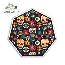 EARLFAMILY 13cm x 13cm for Multiple Sugar Skulls Funny Car Stickers RV VAN 3D DIY Fine Decal Anime Scratch-proof Accessories 2024 - buy cheap