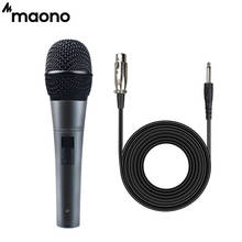 MAONO Professional Dynamic Karaoke KTV Microphone Stage Cardioid Vocal Wired MIC With XLR Cable Plug And Play Microfone K04 2024 - buy cheap