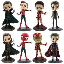 LLavero de Los Vengadores de Marvel Legends, llavero de mano con ojos grandes, Spiderman, Thor, Iron Man, Loki, decoraciones para tartas y camiones 2024 - compra barato