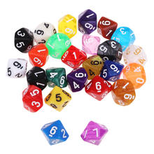 Dados digitales de 25x16mm para TRPG, MTG, DND, Roleplay, accesorios, Juguetes Divertidos 2024 - compra barato