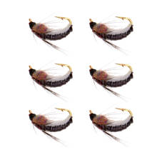 6pcs Scud Flies Freshwater Shrimp Carp Grayling Trout Fly Fishing Nymphs Insects Flies Fishing Lures 2024 - buy cheap