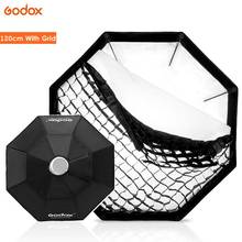 Godox-caja de luz para estudio fotográfico, Softbox con montaje octagonal Bowens de 120cm y 47 pulgadas, con rejilla de panal para DE300, DE400, SK300, SK400 2024 - compra barato