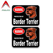 Aliauto  2 X Warning Car Stickers Border Terrier Guard Dog Decoration Vinyl Decal for Hyundai Creta Vw Beetle Tucson, 15cm*12cm 2024 - buy cheap