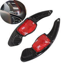 Carbon Fiber steering wheel DSG paddle shifters For VW Golf 5 6 MK5 MK6 GTI Jetta Passat B6 B7 CC Polo Tiguan Touareg Scirocco 2024 - buy cheap