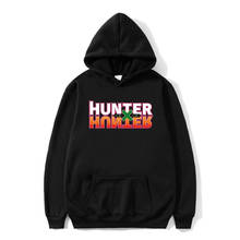 Толстовка мужская с капюшоном Hunter x Hunter, спортивный костюм, Повседневная Уличная одежда в стиле аниме Харадзюку, модный топ оверсайз 2024 - купить недорого