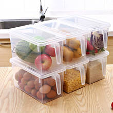 New Kitchen Food Storage Boxes Plastic Sealed Transparent Refrigerator Storage Box Fruit Egg Freezing Fresh-keeping Organizer 2024 - buy cheap