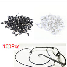 100PCS/LOT Ear Hook Accessories Glasses Chain Antiskid Rubber Ring Rubber Ring Strap Eyelets For Silicone Glasses Band Rope 2024 - buy cheap