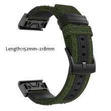 Esporte rápido fácil ajuste cinta de relógio para garmin fenix 6x 5x 3 3hr relógio inteligente pulseira 26 22 mm correia de alça de náilon para fenix 6 5 plus 2024 - compre barato