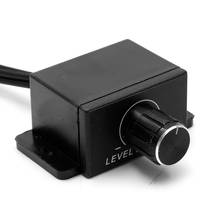 Универсальный автомобильный аудио усилитель бас RCA уровень дистанционного управления громкостью ручка LC-1 Новый C6UB 2024 - купить недорого