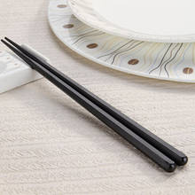 1 Pair Chopsticks Non-Slip Durable Alloy Hot High Quality Portable Sushi Chop Sticks Set Chinese Chopstick palillos chinos 2024 - buy cheap