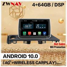 128g sem fio carplay duplo ruído para mazda 6 2017 2018 android 10 multimídia leitor de tela áudio rádio gps navi unidade auto estéreo 2024 - compre barato