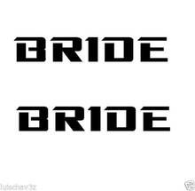 For 2Pcs (2)Bride Car Racing Window Decal Sticker  Styling 2024 - buy cheap