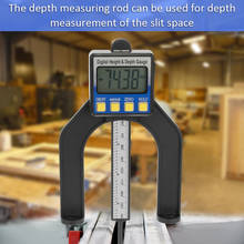 Medidor de altura e profundidade da régua do vernier do calibre da corrediça da precisão alta do lcd digital com escala de medição da parte inferior de 0-85mm 2024 - compre barato