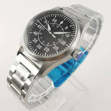 Relógio mecânico automático, 39mm, à prova d'água, movimento, marcas luminosas, pulseira de aço com safira 2024 - compre barato