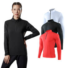 Tops elásticos y de secado rápido para mujer, chándal de Fitness para correr, Top deportivo para gimnasio, camiseta de poliéster para mujer, ropa de entrenamiento 2020 2024 - compra barato