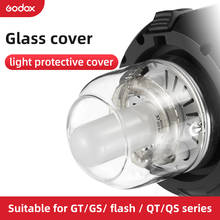 Godox Glass Cover Dome Protector Cap for Godox QT / QS / GT / GS Series Studio Flash Strobe 2024 - buy cheap