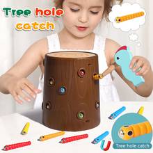 Juguete Montessori magnético de madera para niños, juguete de caza de insectos, juguete Montessori 2024 - compra barato