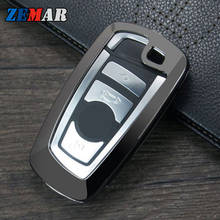 Zinc alloy Car Remote Key Case Cover For BMW 1 2 3 4 5 6 7 Series X1 X3 X4 X5 X6 F30 F34 F10 F07 F20 G30 F15 F16 G20 F25 F26 F48 2024 - buy cheap