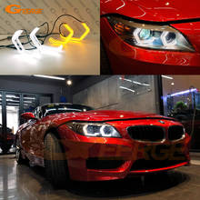 For BMW Z4 E89 Super Bright led 3D Hexagon crystal M4 Iconic Style Led Angel Eyes kit Halo Rings Day light Car Accessories 2024 - buy cheap