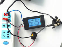 Medidor de potencia Digital LCD, amperímetro de voltios, voltímetro y funda, AC 110V-220V, 100A 2024 - compra barato