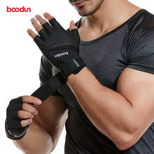 Перчатки для тяжелой атлетики, перчатки для тренажерного зала, тренировочные перчатки с встроенными запястьями, перчатки для тренировок через плечо 2024 - купить недорого