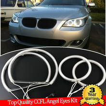 Hight Quality CCFL Angel Eyes Kit Warm White Halo Ring For BMW E60 E61 520i 525i 530i 540i 545i 550i M5 Pre LCI 03-07 Demon Eye 2024 - buy cheap