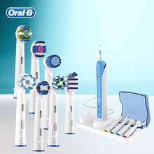 Oral b-cabeça de escova de dentes para substituição, esmalte 3d, clareamento dental, bicos de precisão, limpeza, para escova de dentes rotativa 2024 - compre barato