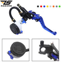 Zs racing-alavanca de freio dianteiro para motocicletas, manete universal, 7/8 polegadas, para honda, yamaha e kawasaki 2024 - compre barato