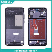 Para huawei nova 4 4i 4e mid middle frame substituição para huawei nova 4e habitação quadro médio moldura capa para huawei nova 4 4i 2024 - compre barato