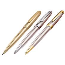 Caneta esferográfica rotativa de metal de luxo de 1.0mm assinatura rollerball business school office supplies escrita presente 3 cores 2024 - compre barato