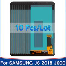 Pantalla TFT incell para móvil, digitalizador de pantalla táctil LCD para Samsung Galaxy J6 2018 J600, J600F J600FN/DS, 10 unids/lote 2024 - compra barato