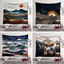 Nordic background cloth background wall decoration cloth tapestry home decoration mural tapestry beach towel 2024 - buy cheap