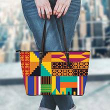FORUDESIGNS Handbags Women High Quality Traditional African Tribe Pattern Female Casual Beach Tote Shoulder Bags for Teen Girls 2024 - buy cheap