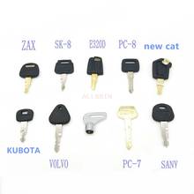 For CATERPILLAR CAT KOMATSU PC KOBELCO SK XCMG HYUNDAI VOLVO HITACHI LIUGONG CLG Full car key ignition key excavator accessories 2024 - buy cheap