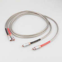 Nuevo par de alta calidad Nordost ODIN 7N plateado OFC cobre RCA cable de interconexión de audio RCA cable de extensión 2024 - compra barato