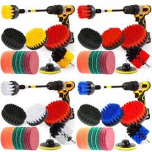 15pcs Drill Brush Attachment Set Power Scrubber Brush Car Polisher Bathroom Cleaning Kit with Extender Kitchen Cleaning Tools 2024 - buy cheap