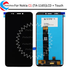 5,45 ''для Nokia C1 LCD TA-1165, панель дисплея, сенсорная панель, экран, дигитайзер в сборе, Замена для Nokia C1, ЖК-экран, дисплей 2024 - купить недорого