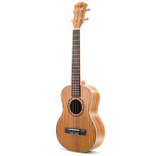 26 Inch Ukulele 4 String Mahogany Solid Mini Guitar Rosewood Fingerboard Concert Ukulele Zebra Pattern Guitar UK2649 2024 - buy cheap
