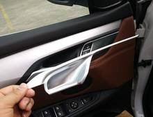 ABS Chrome Interior Door Bowl Cover Trim Accessories 4pcs For BMW X5 F15 2014-2018 X6 F16 2015-2018 2024 - buy cheap