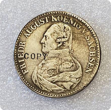 Medalha de moeda imperial alemão 1825, cópia de moeda 2024 - compre barato