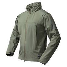 Autumn Waterproof Hoodie Military Jacket Men Soft Shell Windbreaker Army Urban Tactical Jackets Casual Spring Coat 2024 - buy cheap