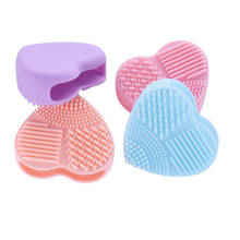 1PC Silicone Egg Cleaning Glove Makeup Washing Brush Scrubber Tool Cleaners Pink Purple Beige Sky Blue Makeup Brushes Cleaning 2024 - buy cheap