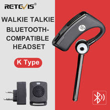 Retevis Wireless Bluetooth-compatible Headphones Walkie Talkie Headset Finger PTT For Kenwood Retevis Baofeng UV 5R UV 82 BF888S 2024 - buy cheap