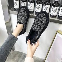Shallow Mouth Moccasin Shoes Casual Female Sneakers Shose Women Slip-on Clogs Platform Loafers Fur Round Toe 2020 Fashion 2024 - buy cheap