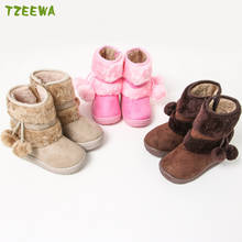 Botas de invierno para niños y niñas, zapatos cálidos con relleno de algodón, para la nieve, Infantil, 2020 2024 - compra barato