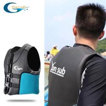 Colete salva-vidas para adultos, grosso, alto flutuante, neoprene, equipamento esportes aquáticos, natação, surf 2024 - compre barato