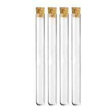 Plastic Test Tubes And Corks Transparent Test Tubes, For Laboratory Equipment And Storage Of Confectionery, Spices, Liquids 2024 - buy cheap